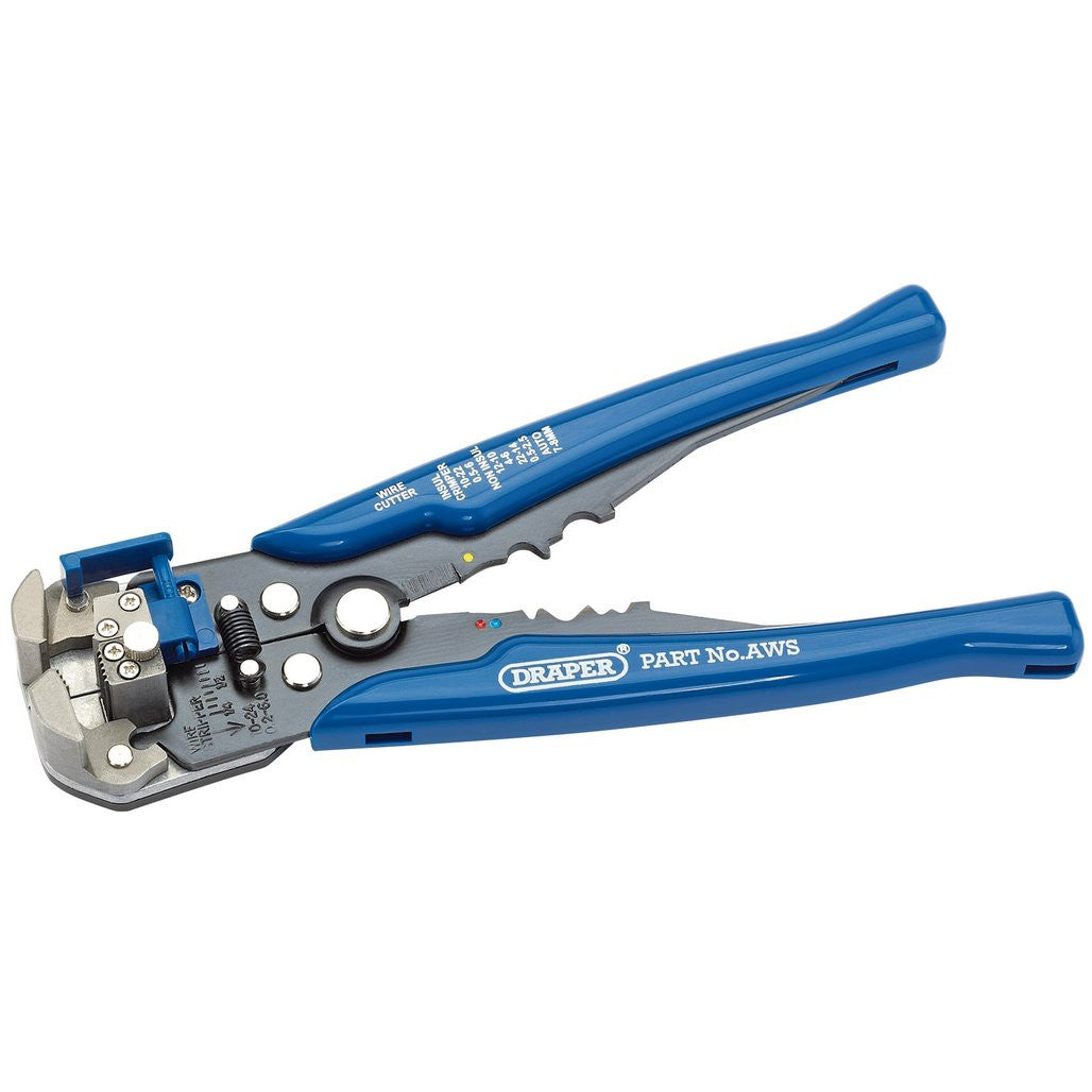 Draper Dual Action Automatic Wire Stripper/Crimper, 205mm  35385