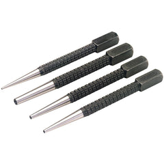 Draper Set of Cupped Nailsets (4 Piece)  35480