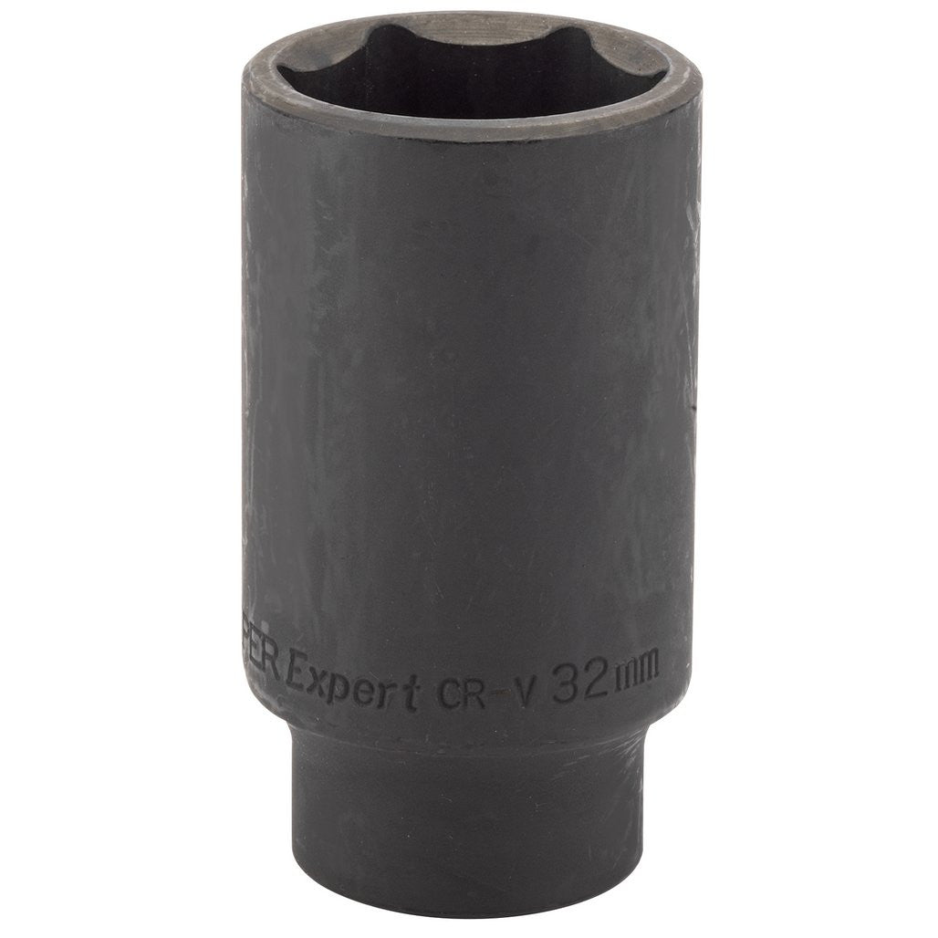 Draper HI-TORQ® Deep Impact Socket, 1/2" Sq. Dr., 32mm  35519