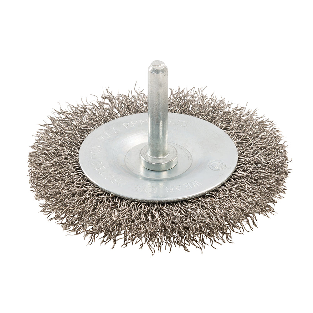 Silverline Rotary Stainless Steel Wire Wheel Brush 357148