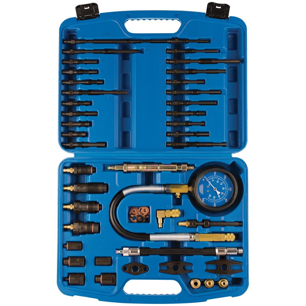 Draper Expert Petrol and Diesel Master Engine Compression Test Kit (42 Piece) 35886