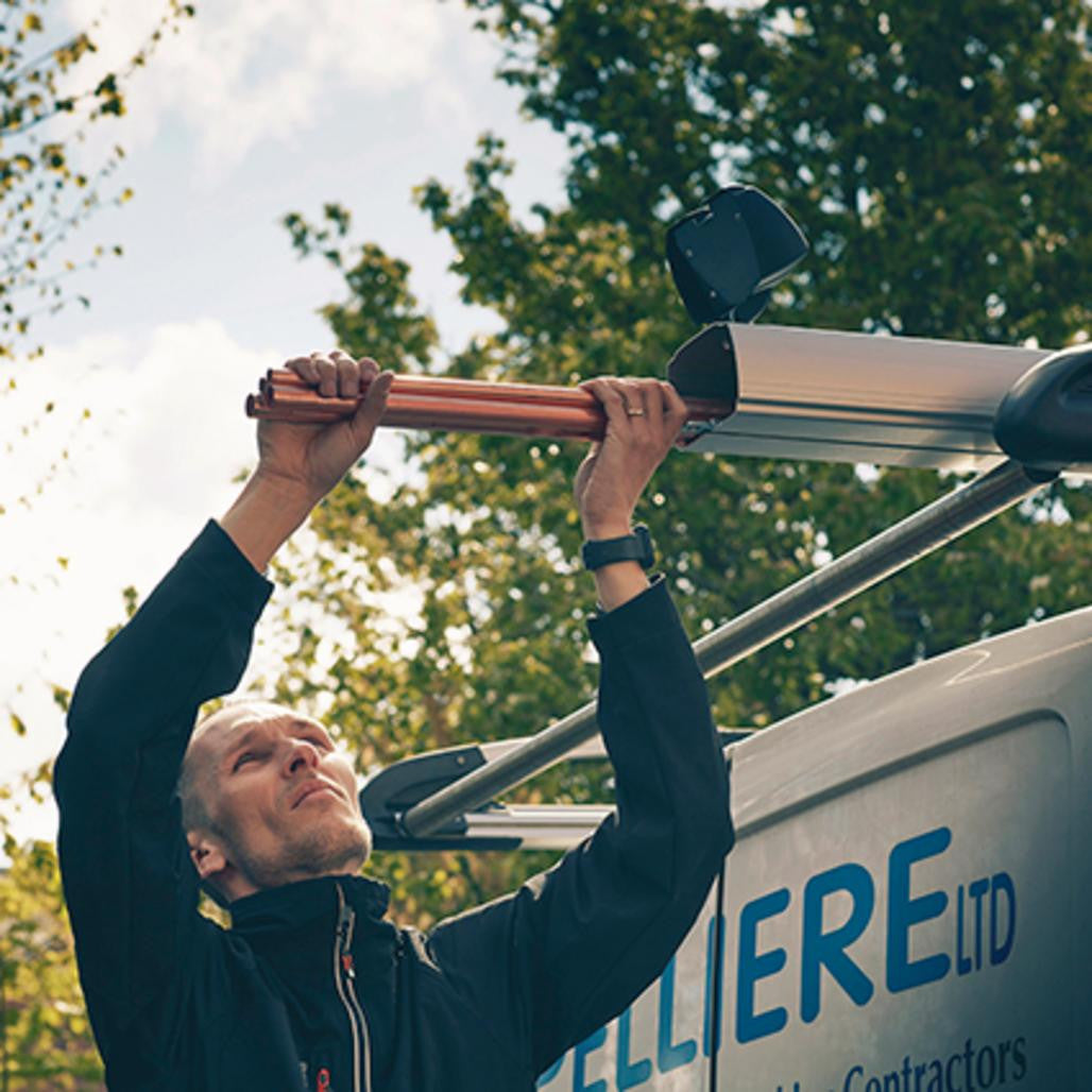 Draper Van Vault S10520 Roof Tube 100, 3m 36109