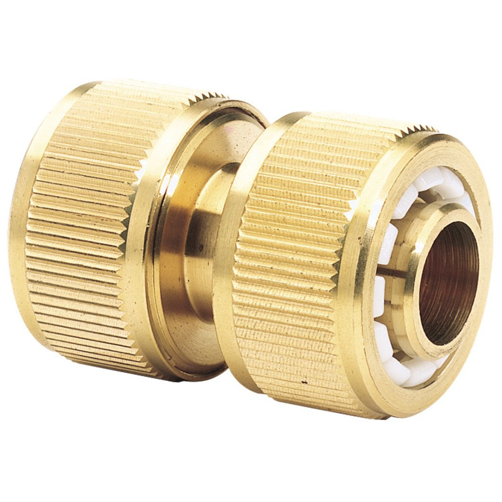 Draper Brass Hose Repair Connector, 3/4"  36205