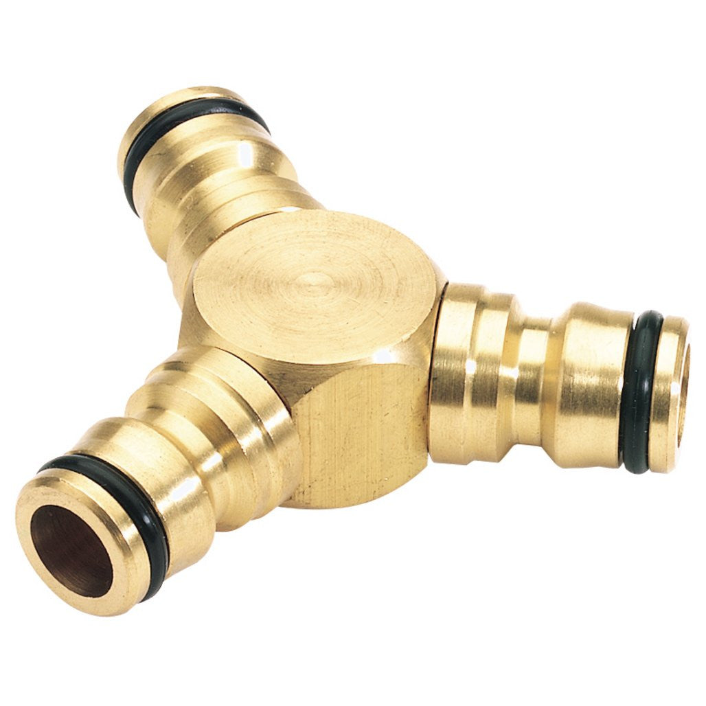 Draper Brass 3 Way Connector  36238