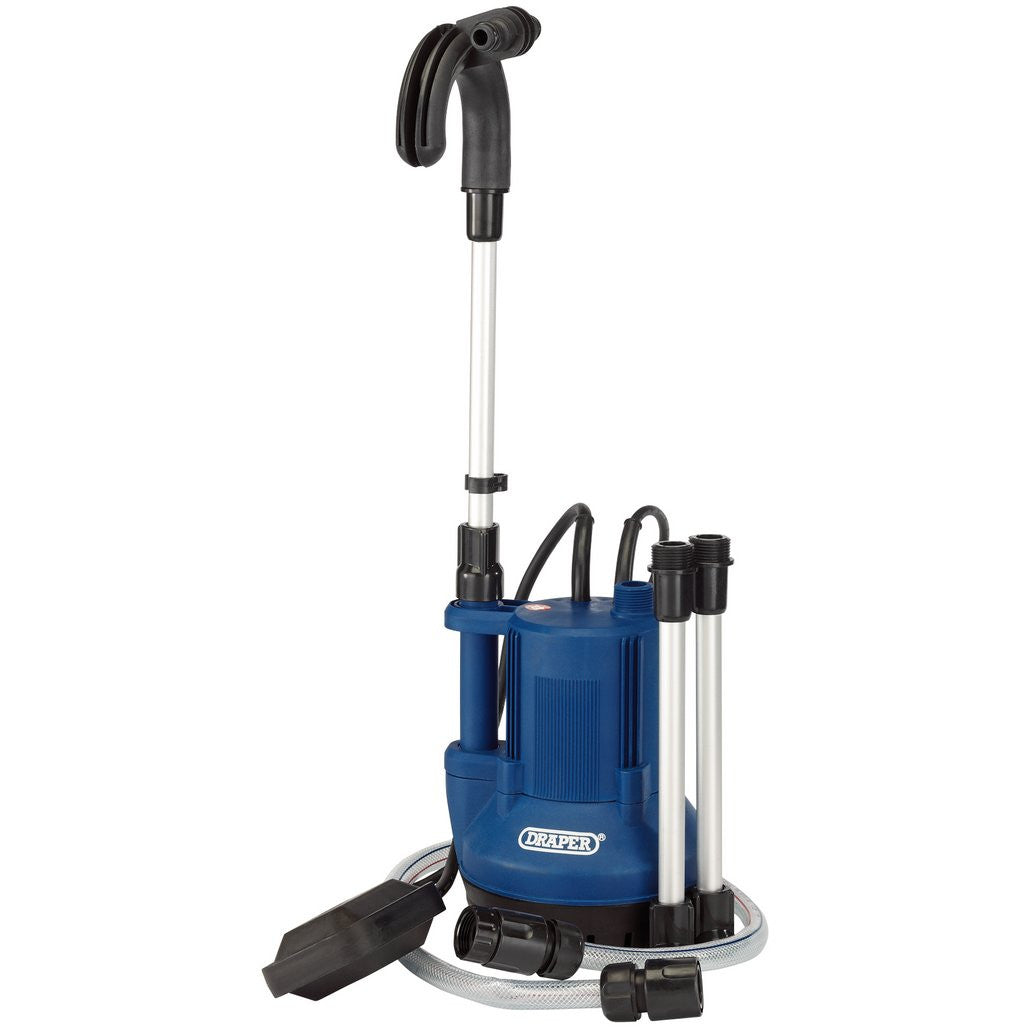 Draper Submersible Clean Water Butt Pump with Float Switch, 40L/min, 350W  36327
