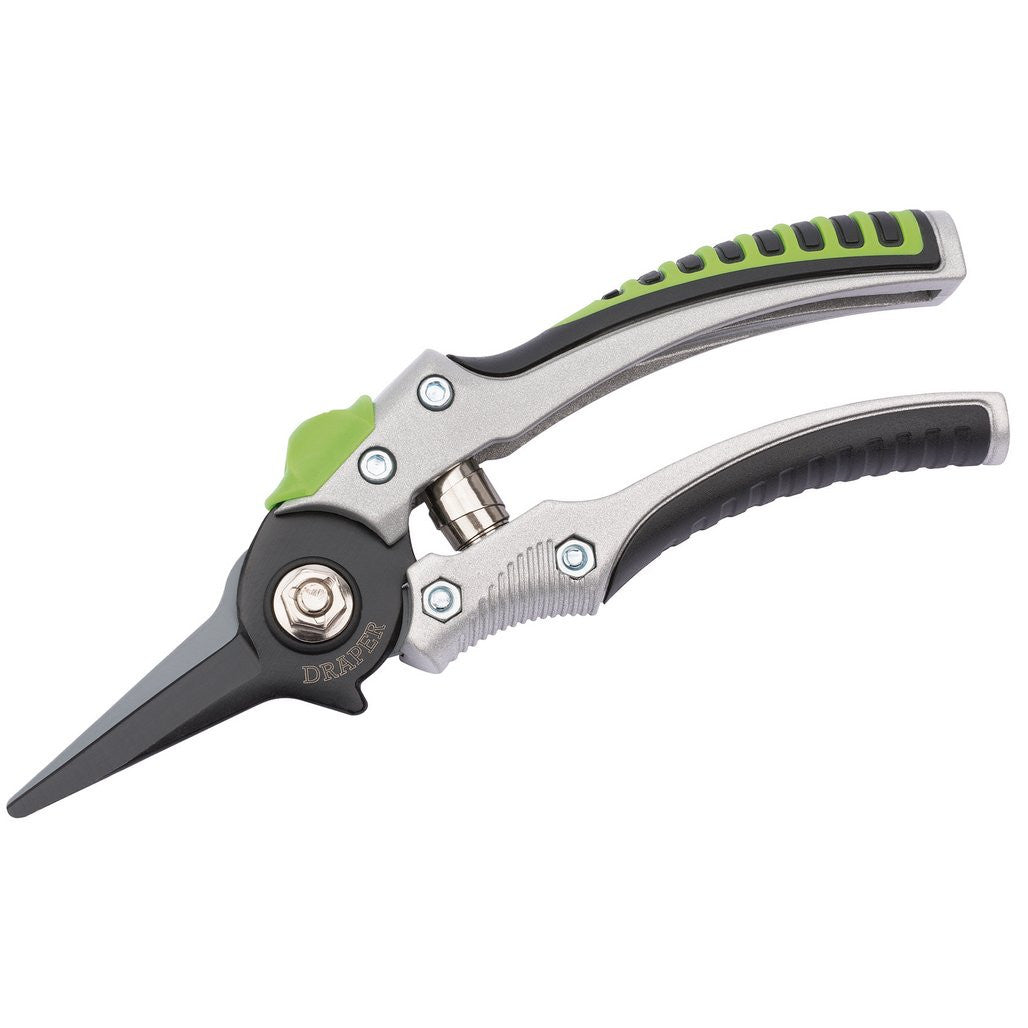 Draper Non-Slip Pruning Secateurs, 180mm  36550