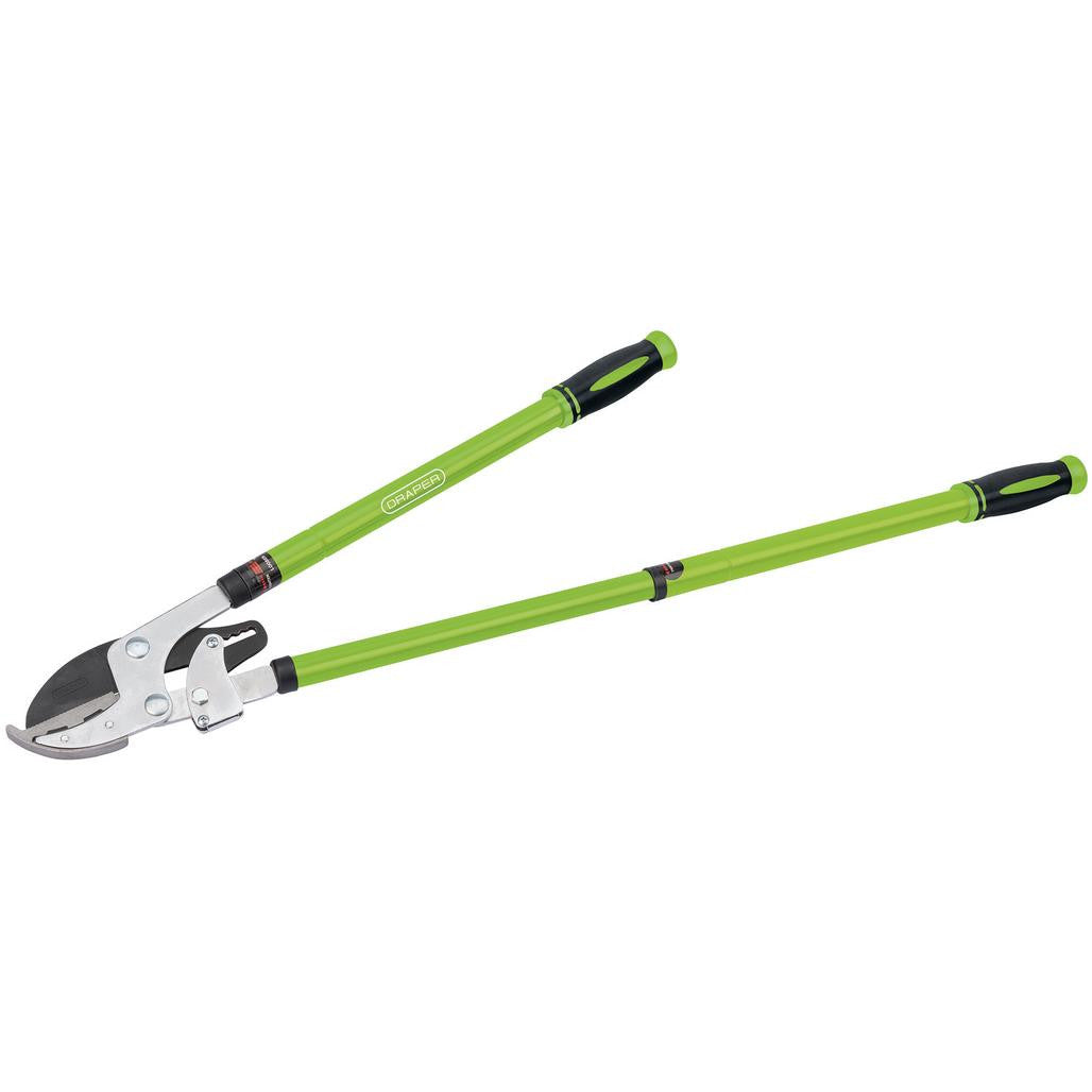 Draper Telescopic Ratchet Action Anvil Loppers with Steel Handles  36837