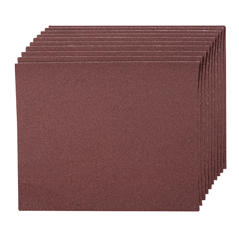 Silverline Emery Cloth Sheets 10pk 371759