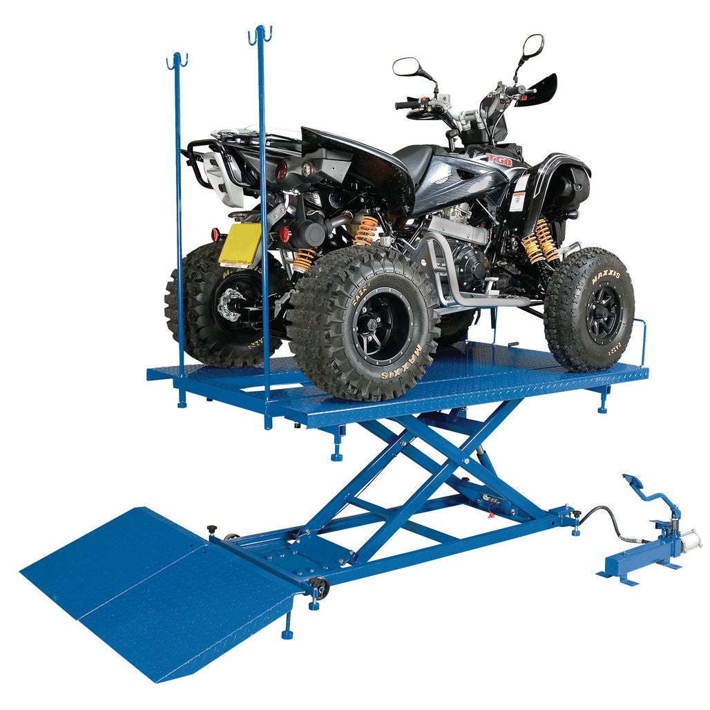 Draper Pneumatic/Hydraulic Motorcycle/ATV Small Garden Machinery Lift, 680kg 37190