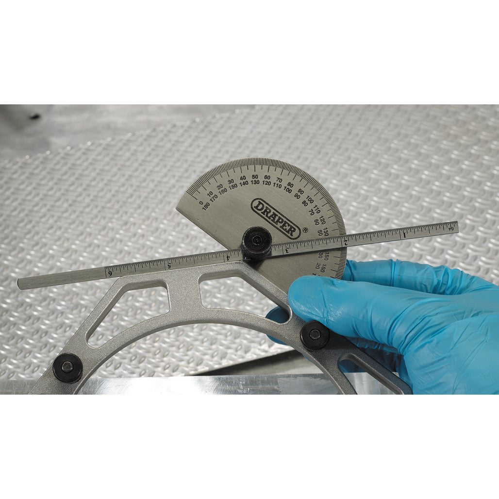 Draper Protractor with Depth Gauge  37342