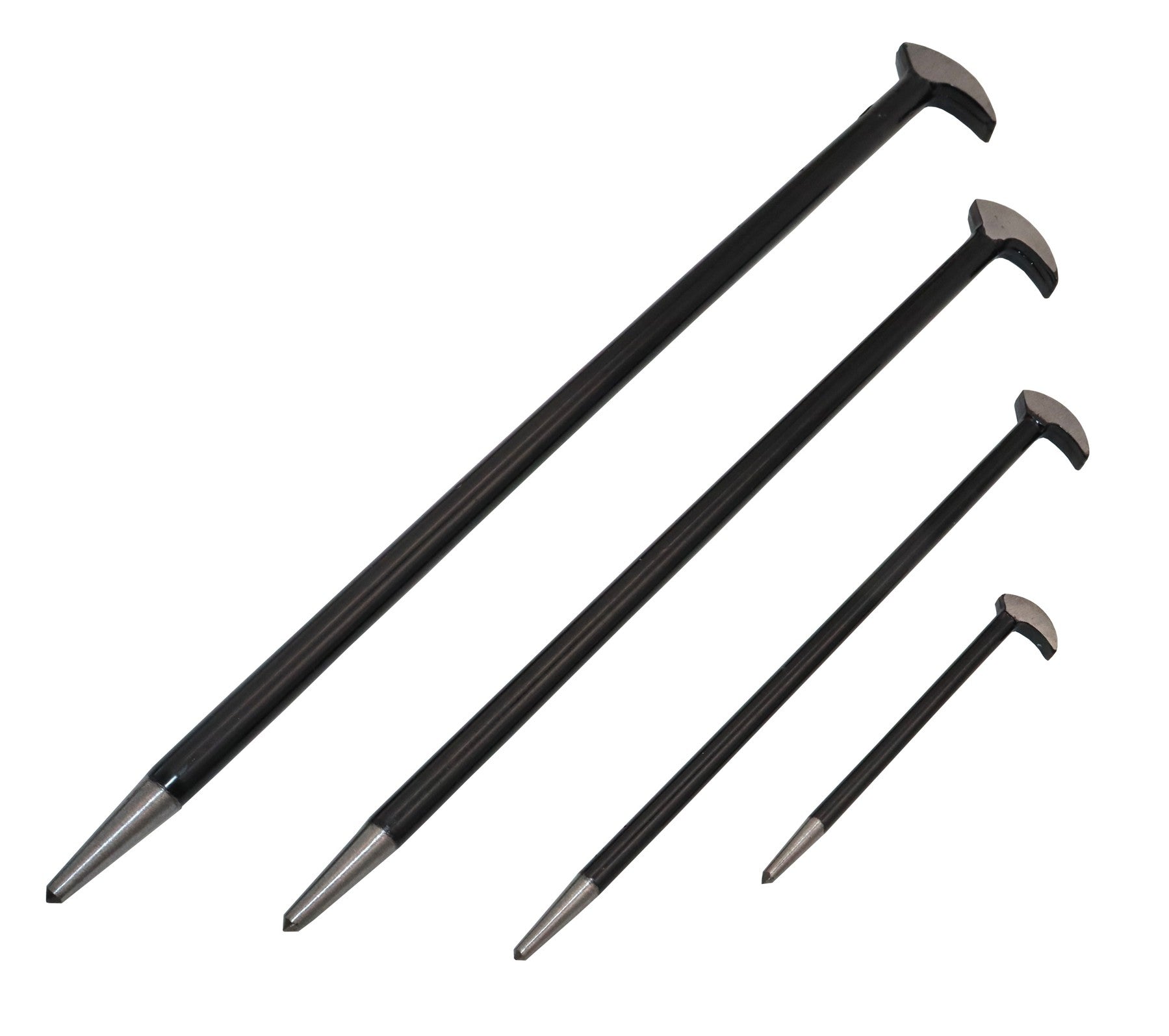 Hilka 4 pce Pry Bar Set Heel and Toe 37401004