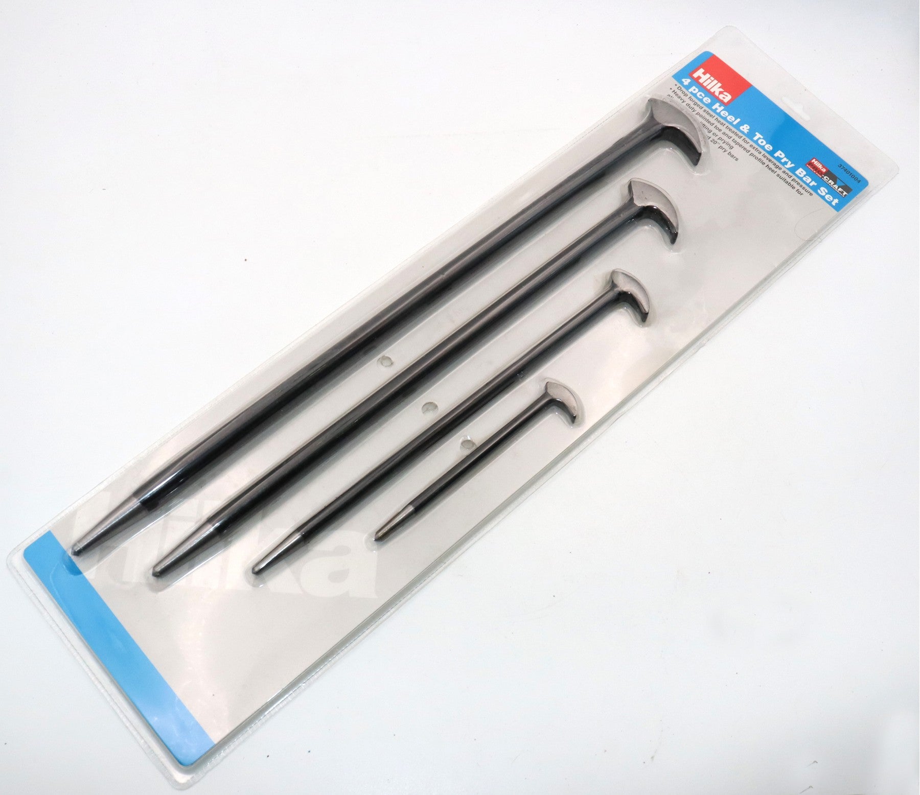 Hilka 4 pce Pry Bar Set Heel and Toe 37401004
