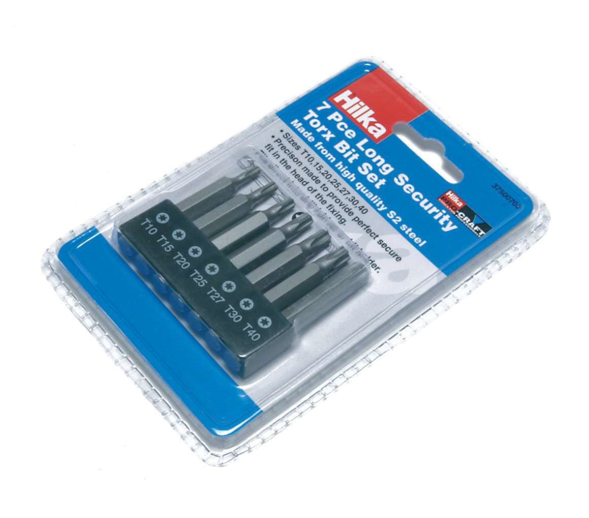 Hilka 7 pce Long Security TX Star Set 37500700