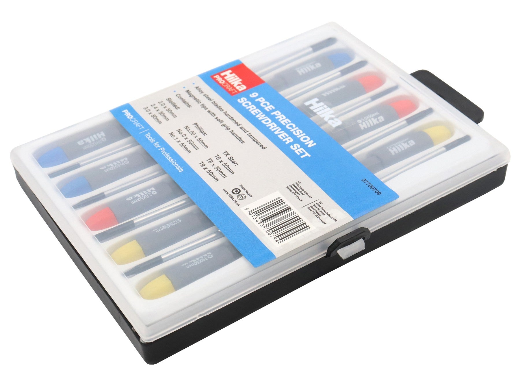 Hilka 9 pce Precision Screwdriver Set 37700709