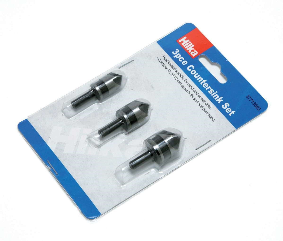 Hilka 3 pce Countersink Set 37713003