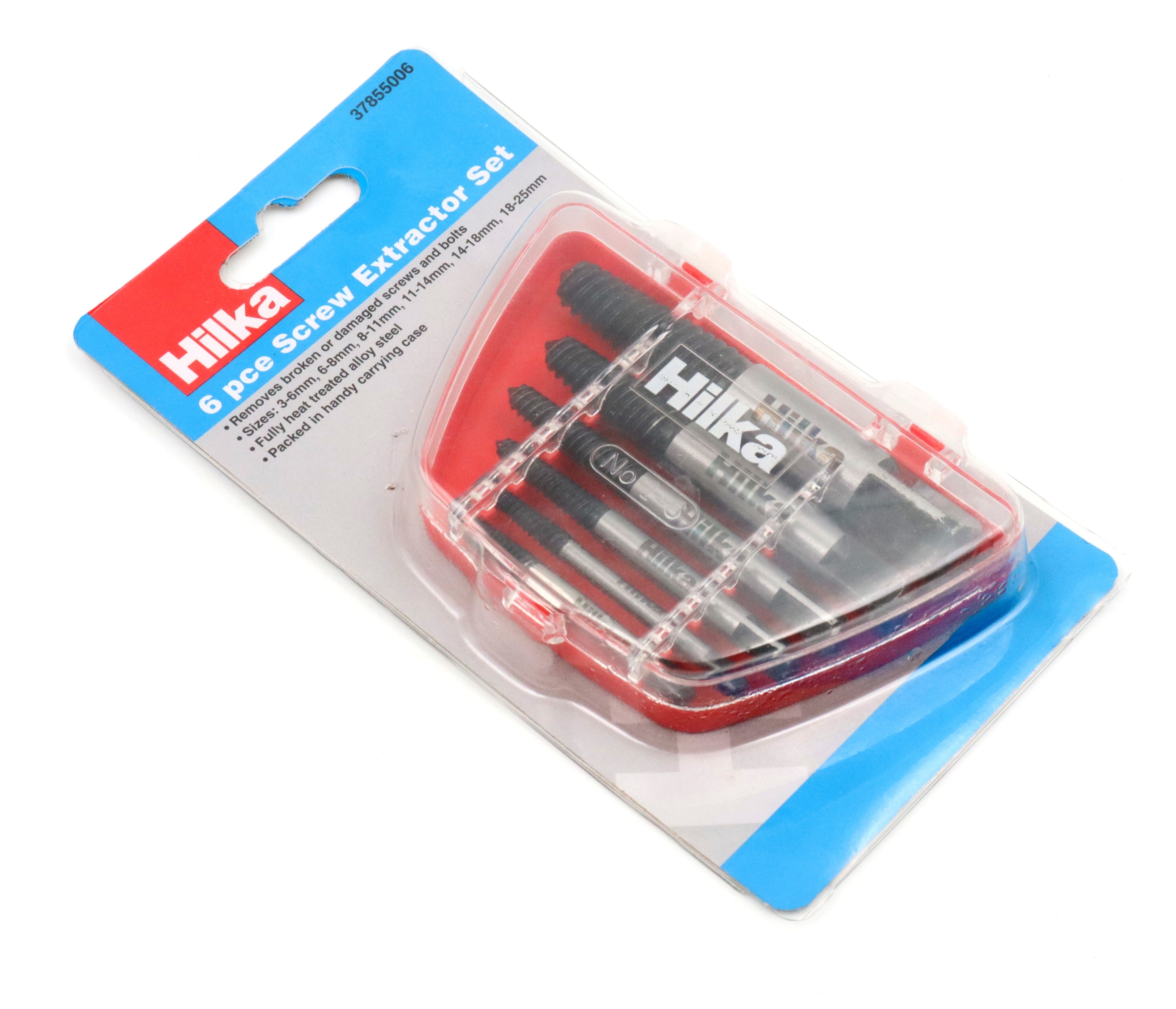 Hilka 6 pce Screw Extractor Set 37855006