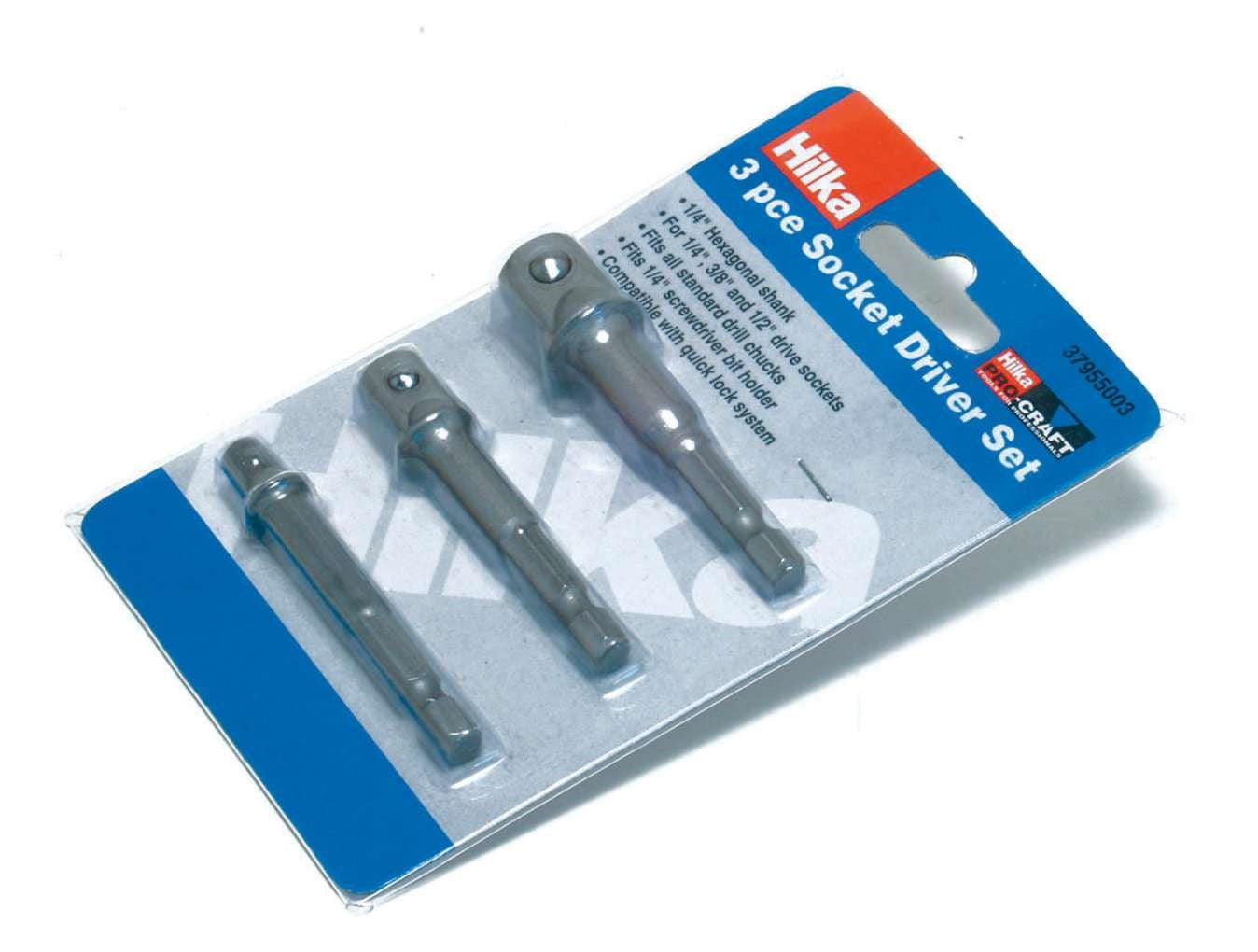 Hilka 3 pce Socket Adaptor 37955003