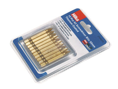 Hilka 10 pce Pozi No 2 Bits 50mm Titanium Bits 37955010
