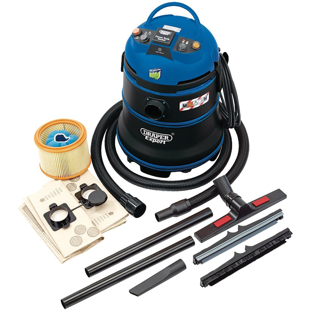 Draper Expert 230V M-Class Wet and Dry Vacuum Cleaner, 35L, 1200W  38015