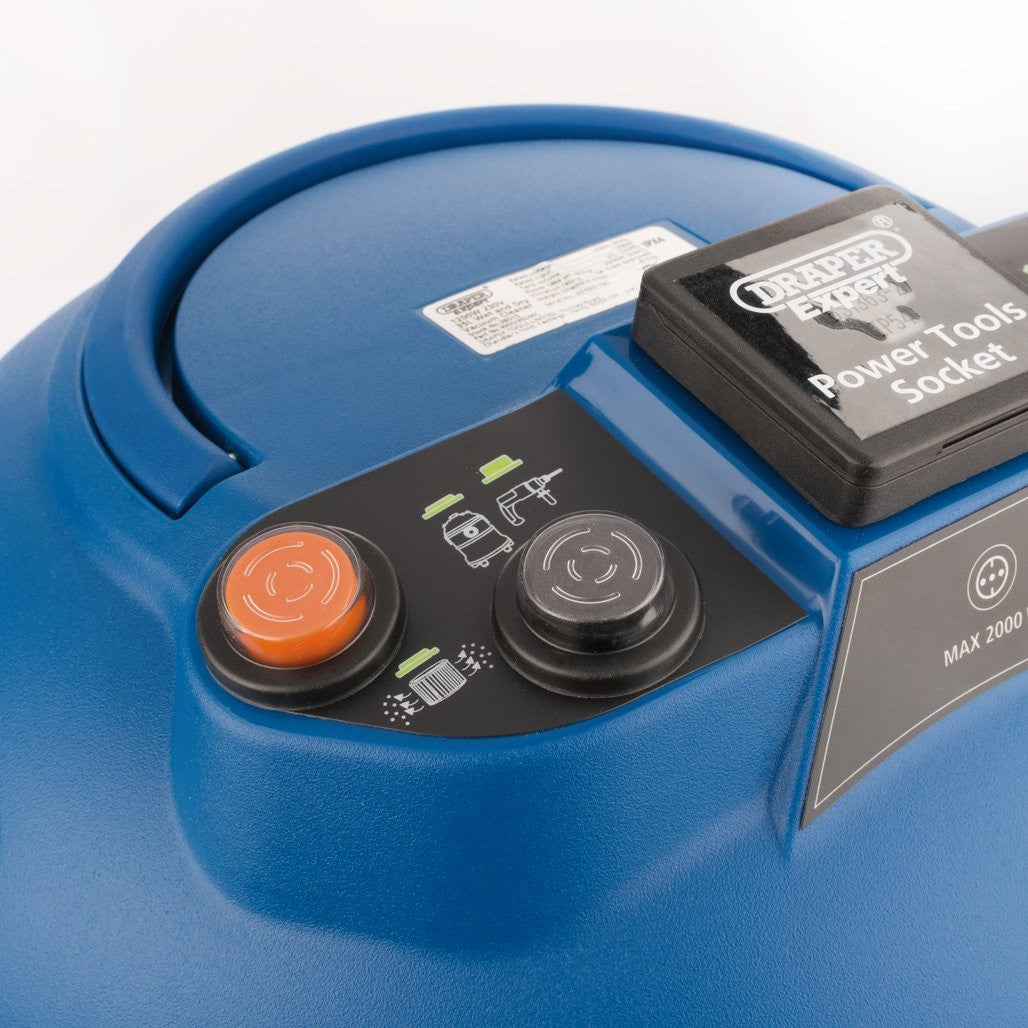 Draper Expert 230V M-Class Wet and Dry Vacuum Cleaner, 35L, 1200W  38015