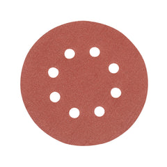 Silverline Hook & Loop Discs Punched 125mm 10pk 382903
