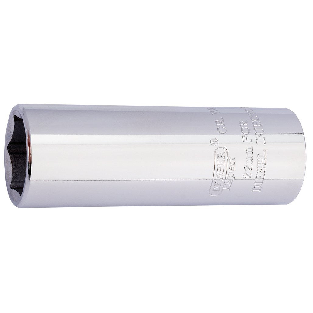 Draper Expert Diesel Injector Socket, 1/2" Sq. Dr., 22mm 39046