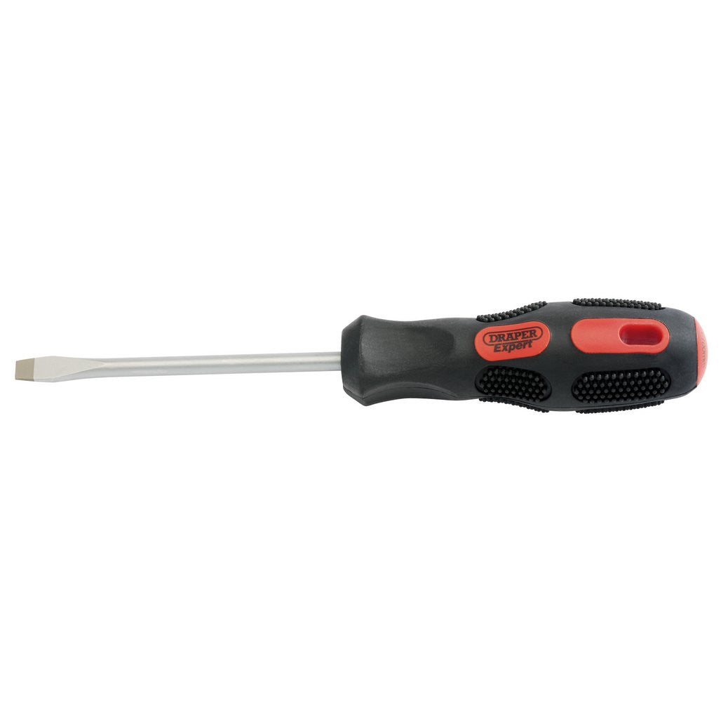 Draper Expert Plain Slot Flared Tip Screwdriver, 6 x 100mm (Sold Loose)  40013