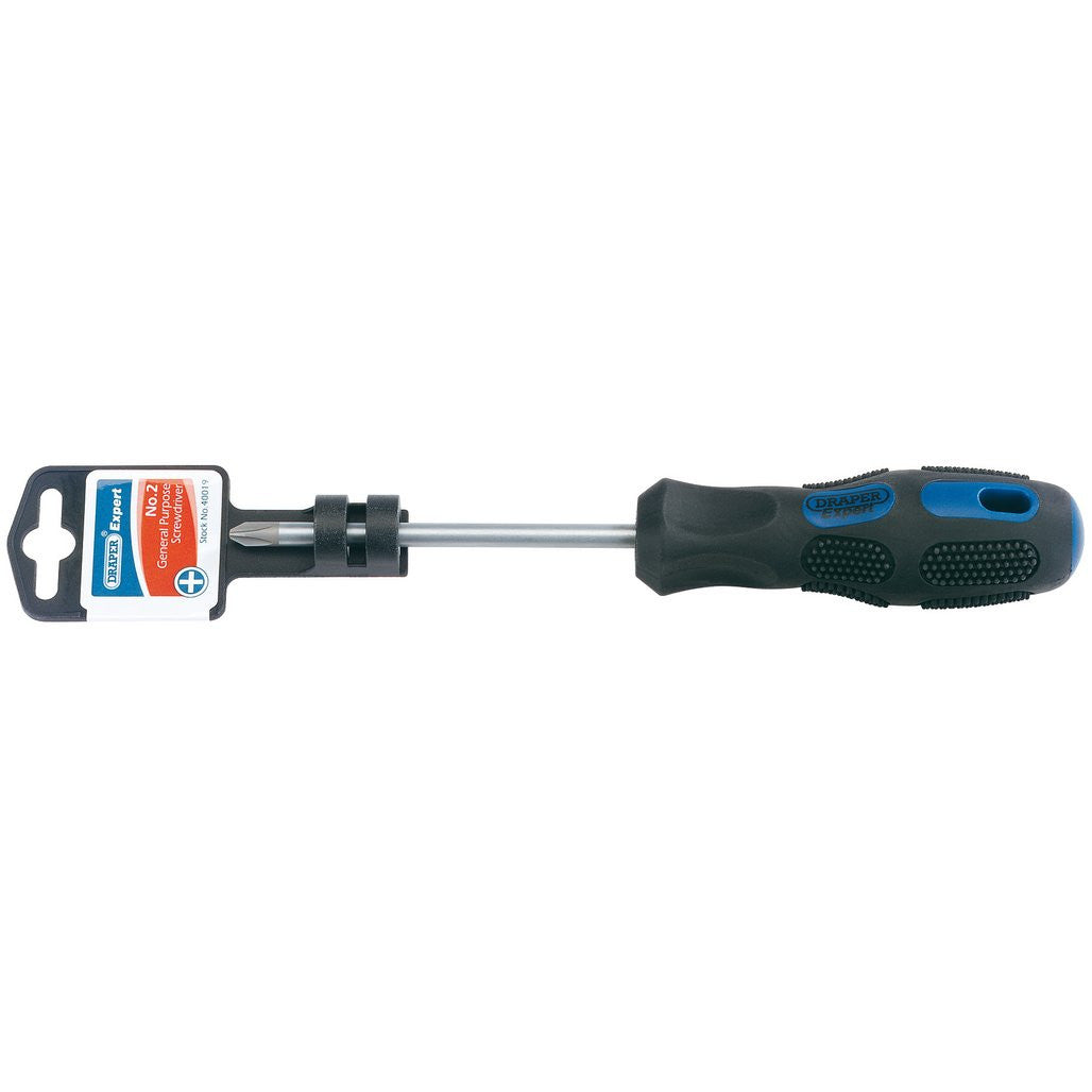 Draper Expert Cross Slot Screwdriver, No.2 x 100mm  40019