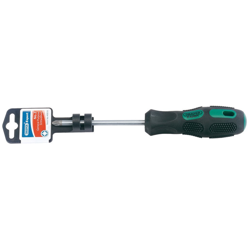 Draper Expert PZ Type General Purpose Screwdriver, No.2 x 100mm  40038