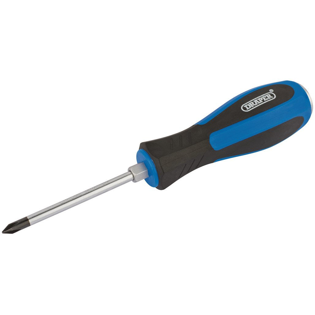 Draper 'Pound Thru' Cross Slot Screwdriver, No.1 x 75mm  40779