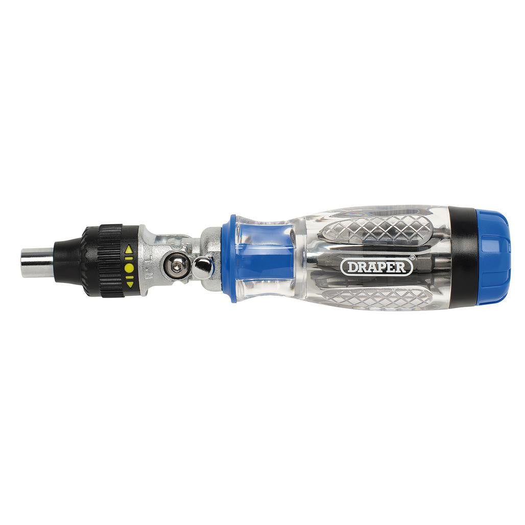 Draper Ratcheting Screwdriver and Bit Set (14 Piece)  40855