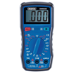 Draper 200 Series Manual Ranging Digital Multimeter, 600V, AC/DC