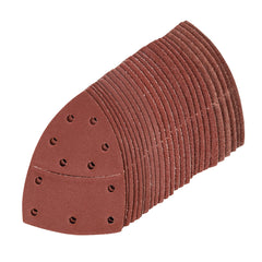 Silverline Hook & Loop Multi-Sander Sheets 102 x 62mm, 93mm 25pk 427816