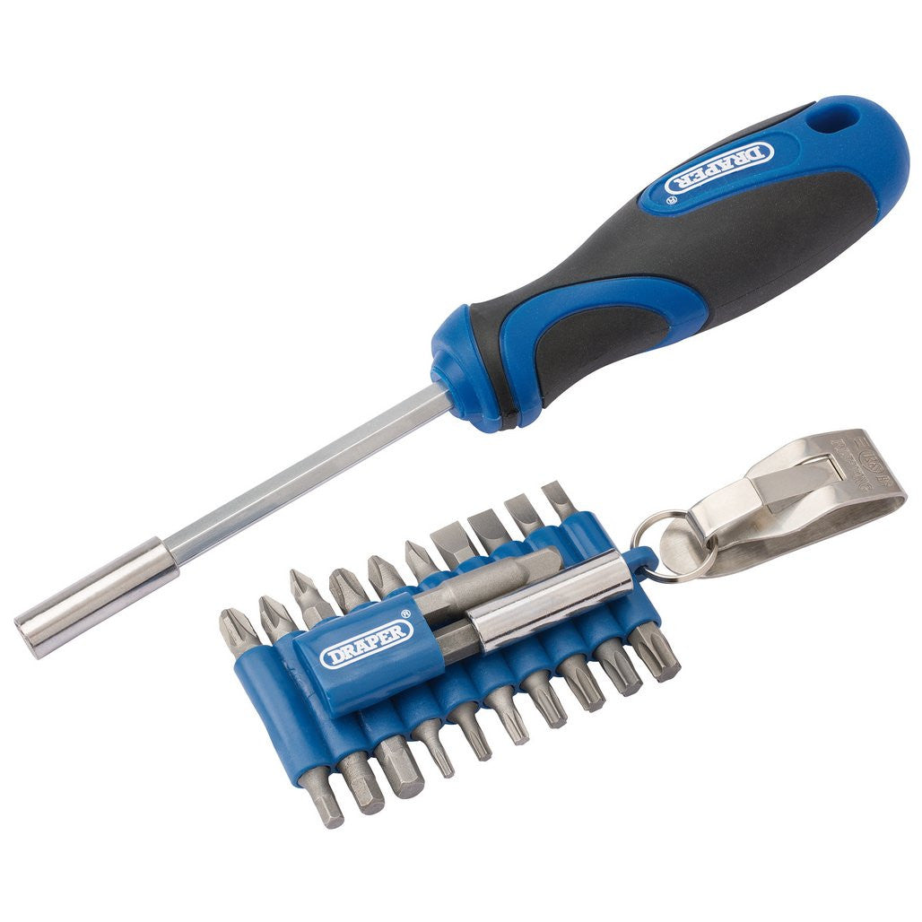 Draper Screwdriver and Bit Set (23 Piece)  43624