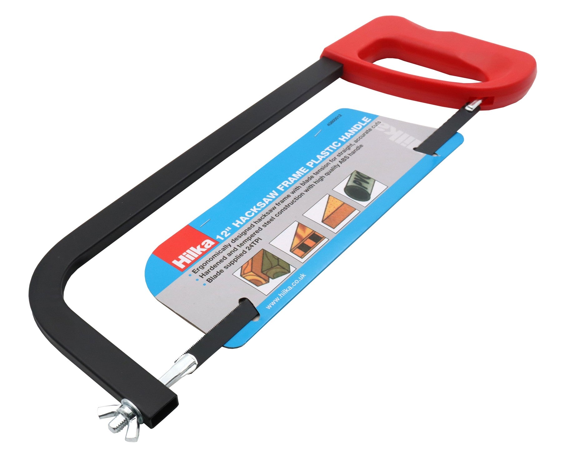 Hilka 12" Hacksaw Frame Plastic Handle 43800012