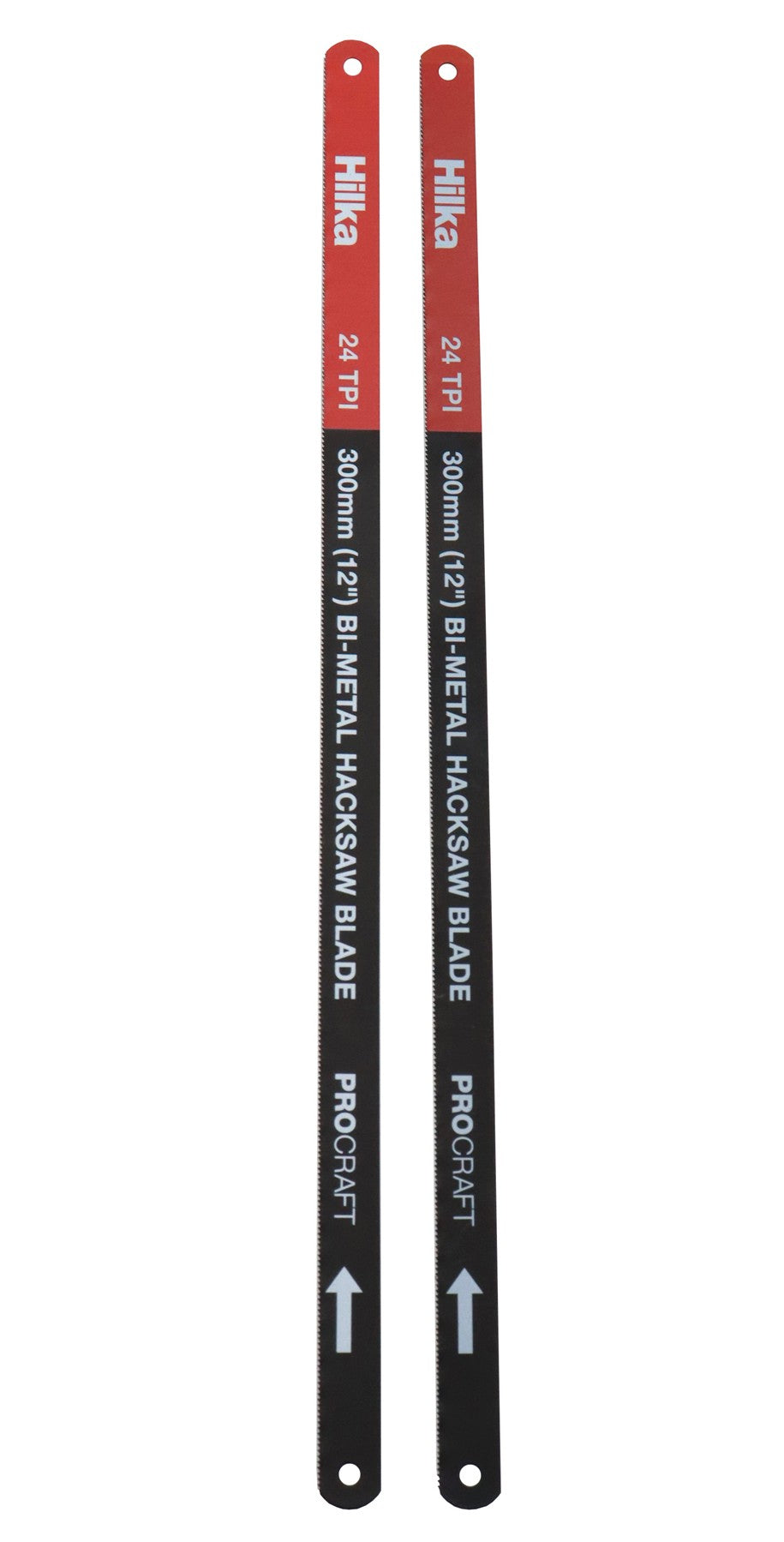 Hilka 2 pce Bi Metal Hacksaw Blades 24 TPI 43909002