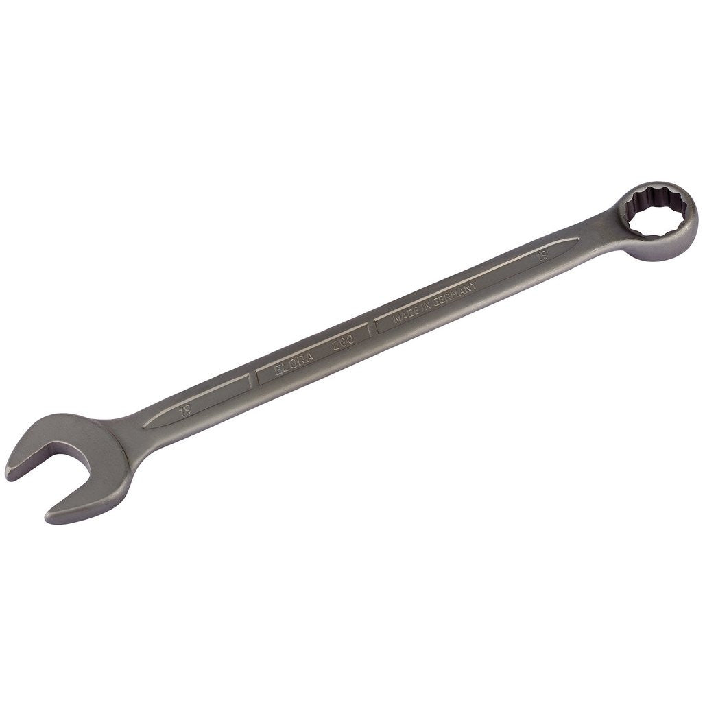 Draper Elora Long Stainless Steel Combination Spanner, 19mm  44017