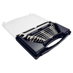 Draper Long Metric Stainless Steel Combination Spanner Set (8 Piece)  44019