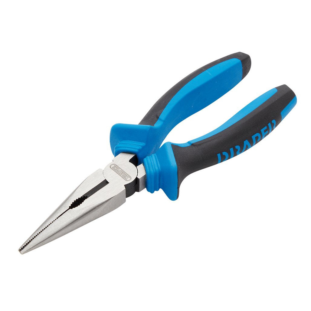 Draper Soft Grip Long Nose Pliers, 160mm  44141