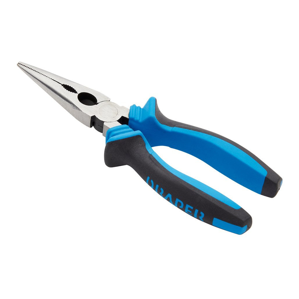 Draper Soft Grip Long Nose Pliers, 160mm  44141