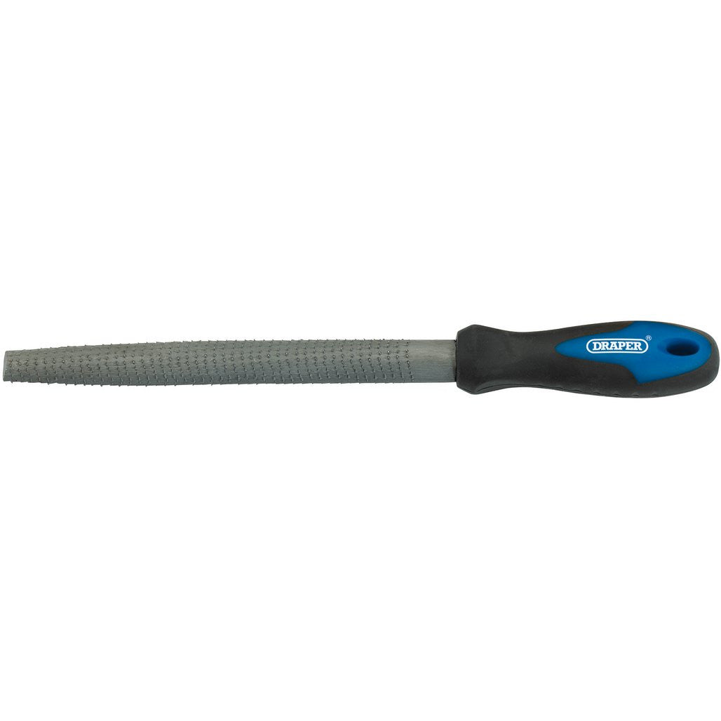 Draper Soft Grip Engineers Half Round Cabinet Rasp, 200mm  44958