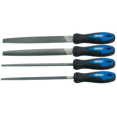 Draper Soft Grip Engineers File Set, 200mm (4 Piece)  44962