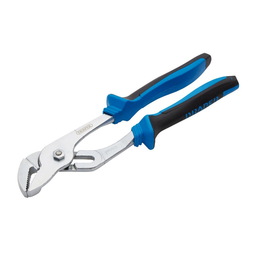 Draper Soft Grip Water Pump Pliers, 240mm, 33mm Capacity  45362