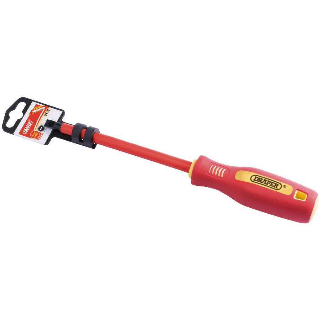 Draper Fully Insulated Plain Slot Screwdriver, 6.5 x 150mm  46519