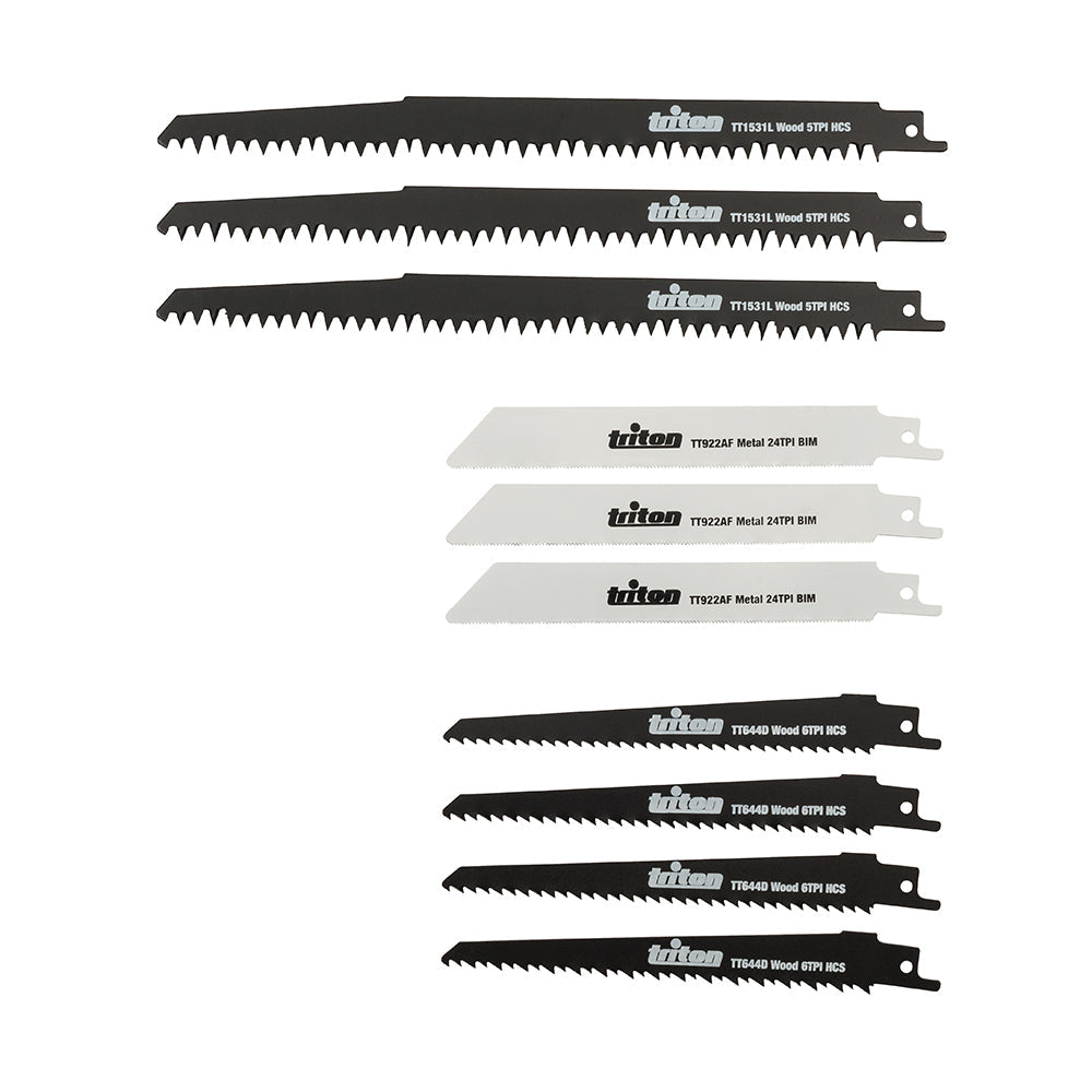 Triton Recip Saw Blade Set 10pce 465874 product image