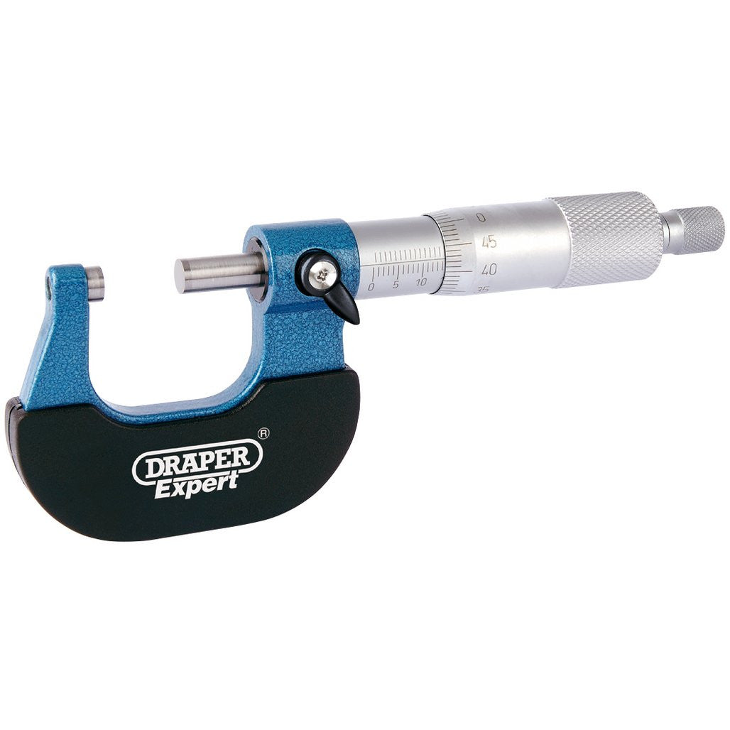 Draper Expert Metric External Micrometer, 0 - 25mm  46603