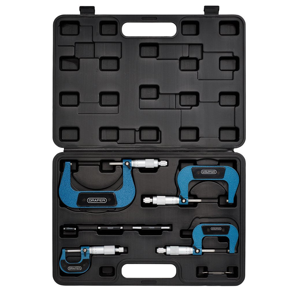 Draper Expert Metric External Micrometer Set (4 Piece)  46607