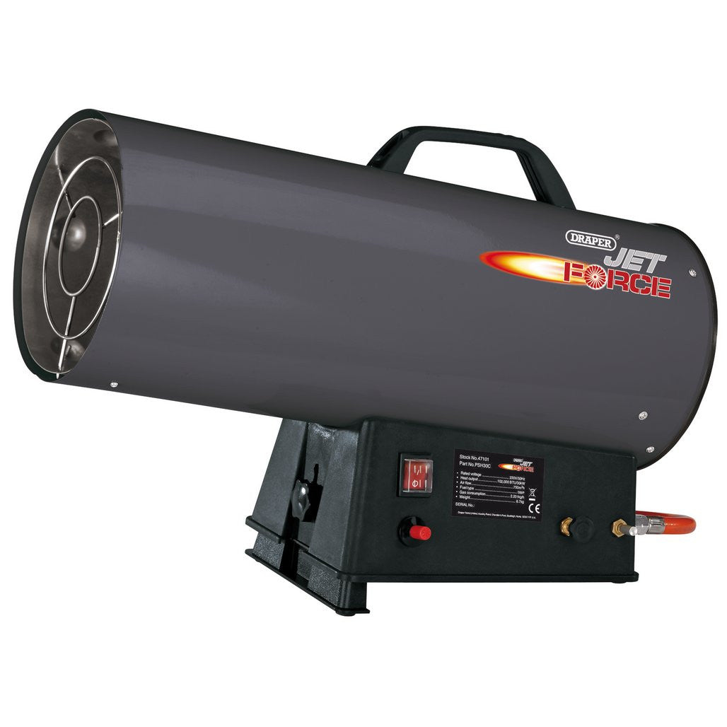 Draper Jet Force Propane Space Heater, 102,000 BTU/30 kW 47101