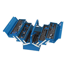 Draper Tool Kit in Steel Cantilever Toolbox (126 Piece)  48091