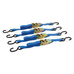 Silverline Ratchet Tie Down Strap S-Hook 4pce 481938